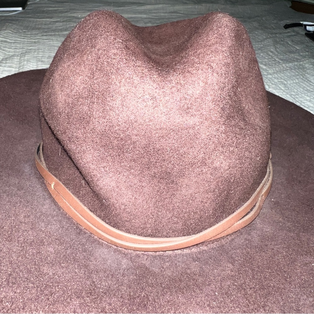 UO Urban Outfitters Boho Chocolate Brown Wool Hipster Hat - Picture 5 of 10